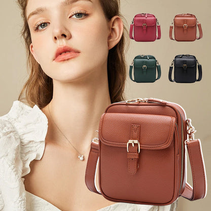 🔥Large capacity sling leather bag