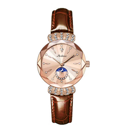 🔥Women's Fashionable Diamond Moon Star Watch