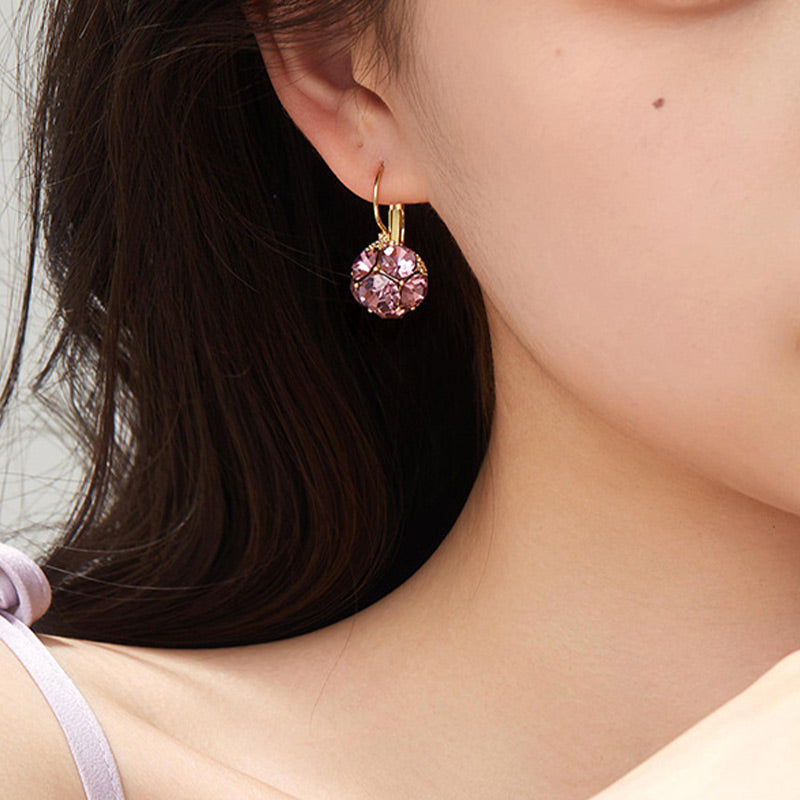 🔥Elegant Crystal Sphere Drop Earrings