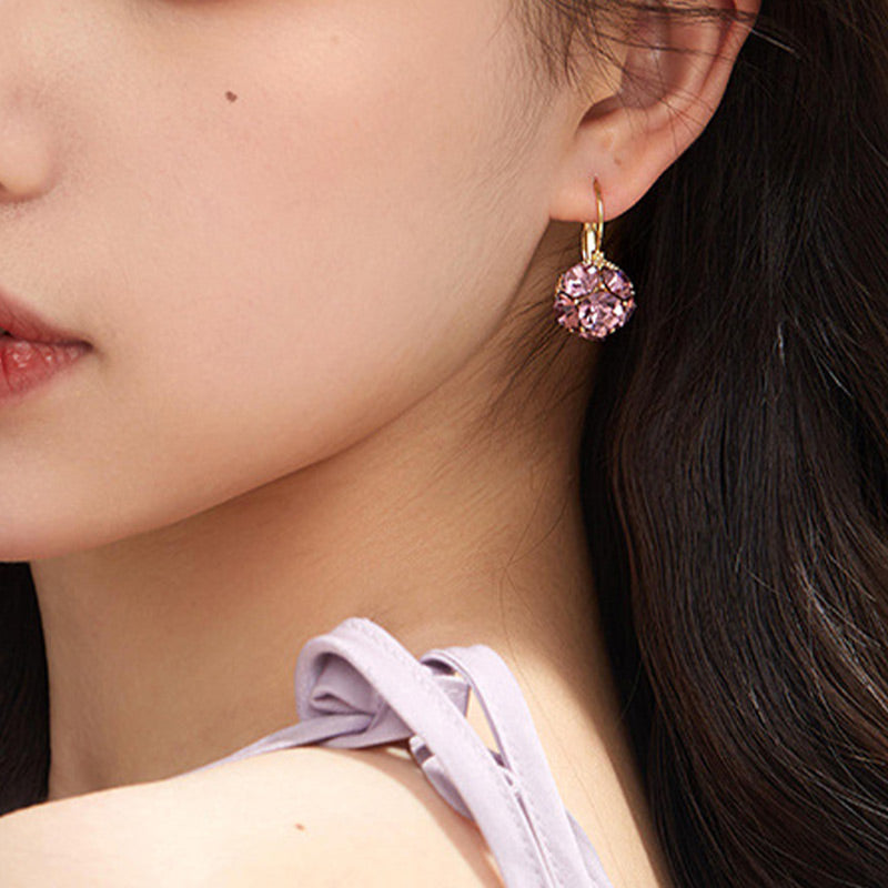 🔥Elegant Crystal Sphere Drop Earrings