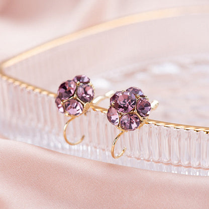 🔥Elegant Crystal Sphere Drop Earrings