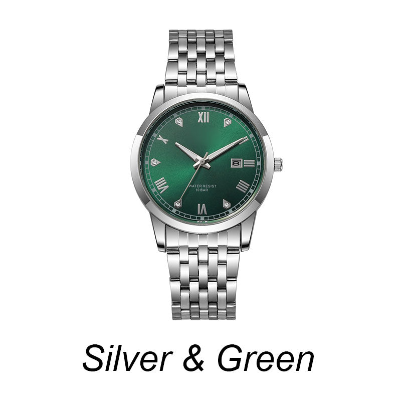 Business Men's Stainless Steel Wrist Watch