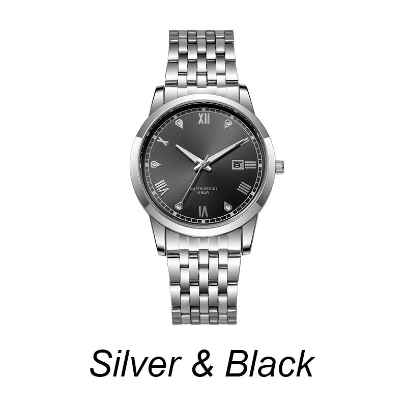 Business Men's Stainless Steel Wrist Watch