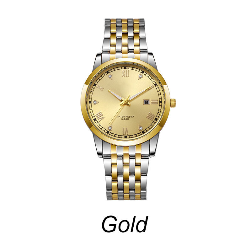 Business Men's Stainless Steel Wrist Watch