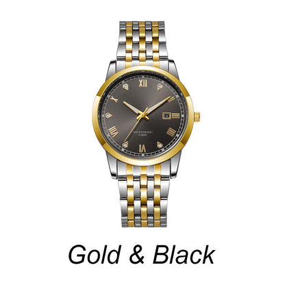 Business Men's Stainless Steel Wrist Watch