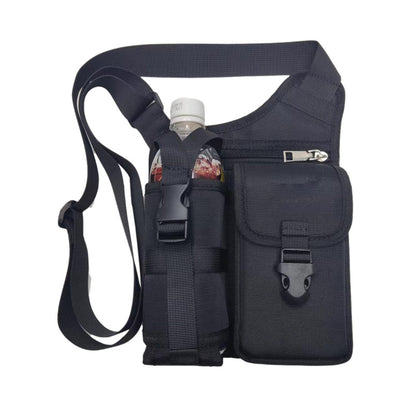 Outdoor Crossbody Bag with Water Bottle Holder