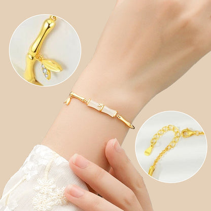 Hetian Jade Bamboo Bracelet