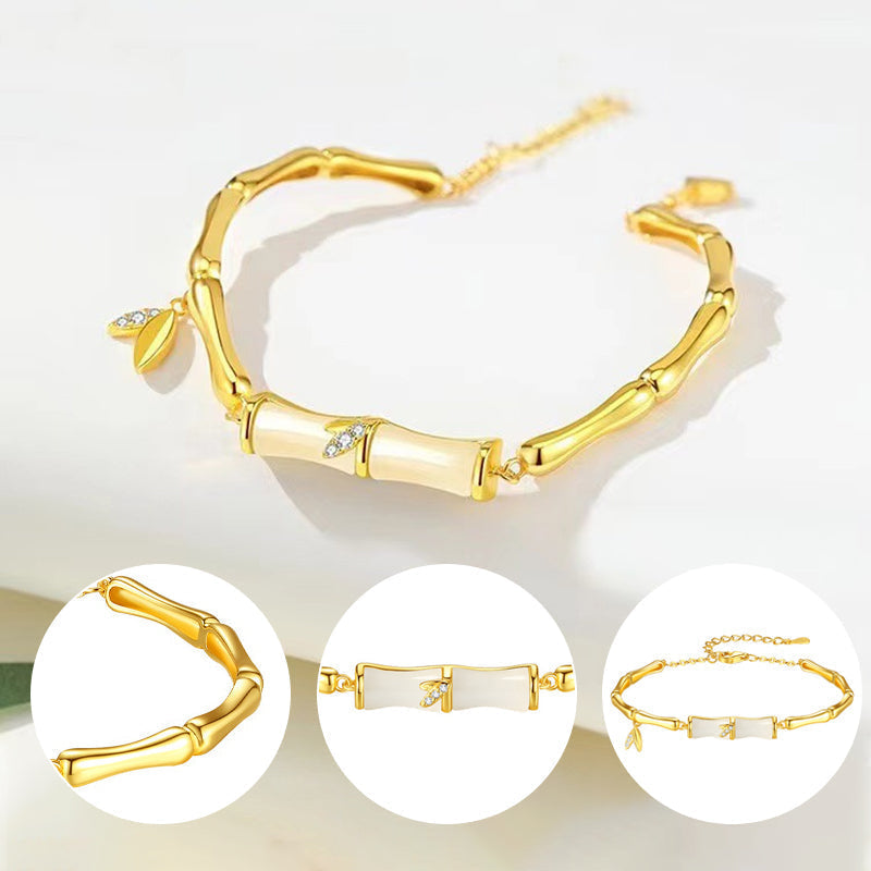 Hetian Jade Bamboo Bracelet