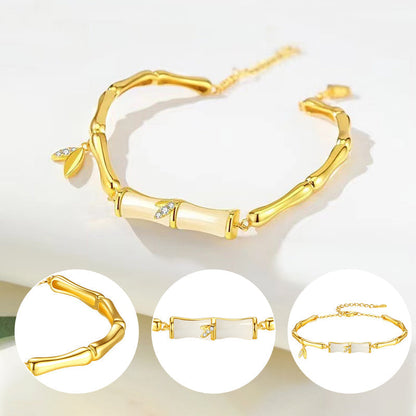 Hetian Jade Bamboo Bracelet