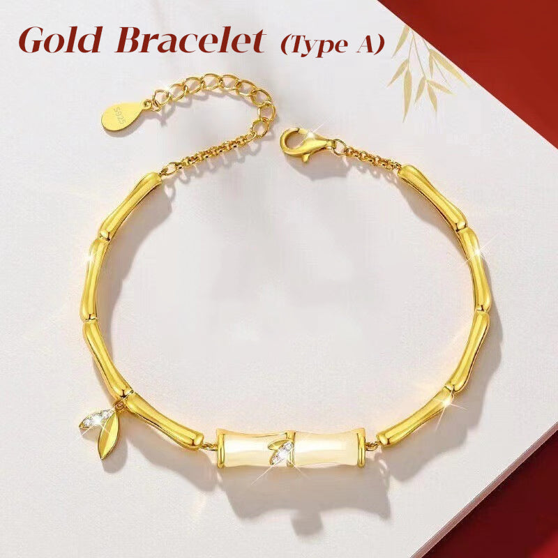 Hetian Jade Bamboo Bracelet