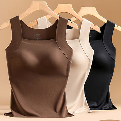 🔥Last Day 49% OFF💖Women’s U-neck Built-in Bra Shaping Tank Top