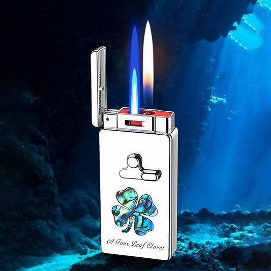 Sound Control Rocker Dual Flame Windproof Lighter