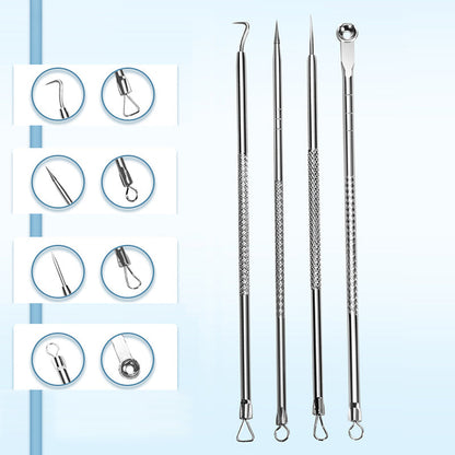 50% OFF🔥Stainless Steel Blackhead Remover Tool Kit