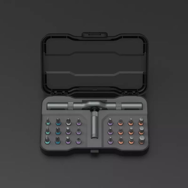 🔩 Factory Direct 50% Off 🔥Over 100,000 Sold! 🛠️Freely assemble to solve all tool troubles 🛠️ 24-in-1 screwdriver set – Magnetic, compact, and portable
