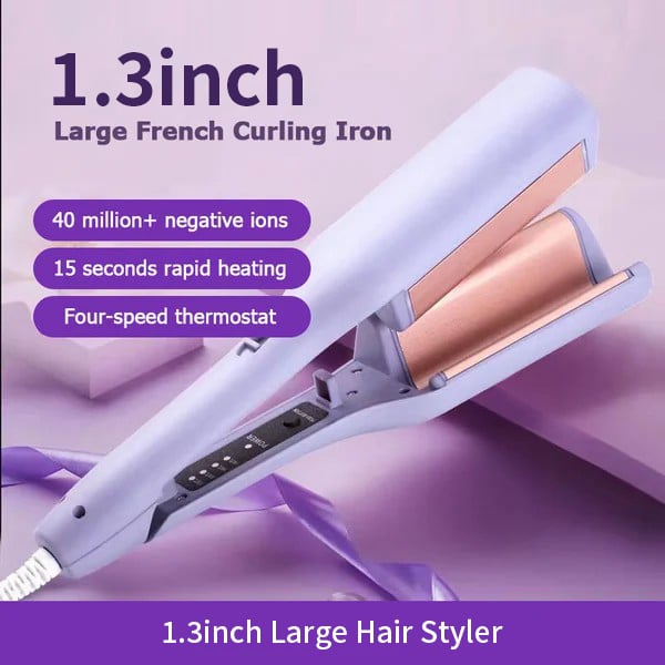 💇 LIMITED-TIME 50% OFF! ✨ V-Shape Egg Roll Hair Waver – Anti-Scald, Fast Heat, Ionic Curls 🪄