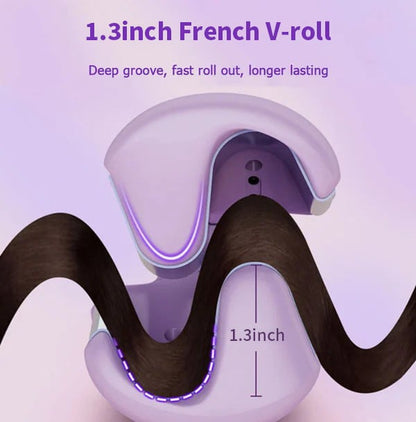 💇 LIMITED-TIME 50% OFF! ✨ V-Shape Egg Roll Hair Waver – Anti-Scald, Fast Heat, Ionic Curls 🪄