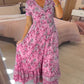 💃End of Season Sale 55% OFF🔥 Print-cozy v-neck long-dress