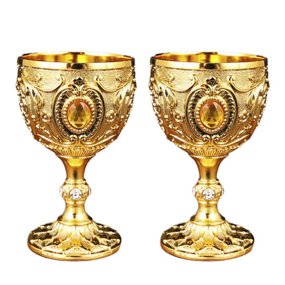 🎁 Exquisite Vintage Engraved Wine Goblet