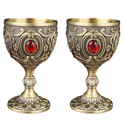 🎁 Exquisite Vintage Engraved Wine Goblet
