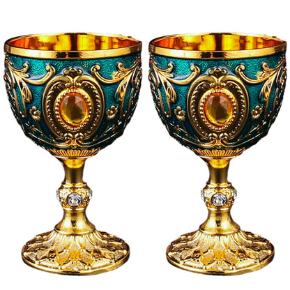 🎁 Exquisite Vintage Engraved Wine Goblet