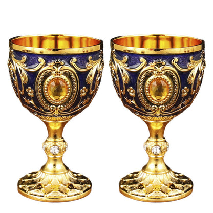 🎁 Exquisite Vintage Engraved Wine Goblet