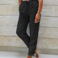🌸Women's  Elastic Waist Cotton Linen Casual Pants