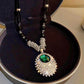 Green Diamonds Full of Stars Necklace