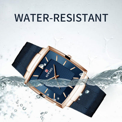 🔥2025 Hot Sale🔥 Men’s Ultra-thin Square Mesh Belt Quartz Watch