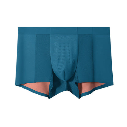 Men's High Stretch Antibacterial Mesh Breathable Quick Dry Boxer Briefs