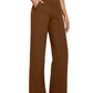 Loose High-Waist Business Casual Pants Yoga Pants Women Wide Leg Pants with Pockets Comfortable Athletic Sweatpants Outdoorfun