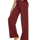 Loose High-Waist Business Casual Pants Yoga Pants Women Wide Leg Pants with Pockets Comfortable Athletic Sweatpants Outdoorfun