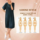 Super-soft, comfortable, short-sleeved, loose-fitting pajama dress