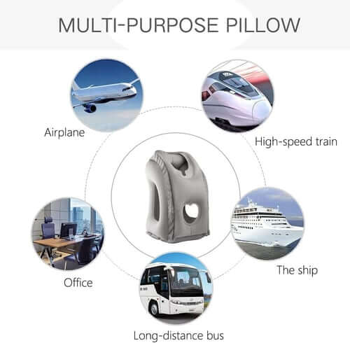 ⏳🔥LIMITED-TIME 50% OFF! ⏰🌬️✈️ Portable, inflatable, ergonomic travel pillow:😴 Enjoy a comfortable sleep anytime, anywhere 🧳💤