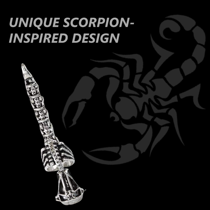 Gothic Scorpion Claw Ring