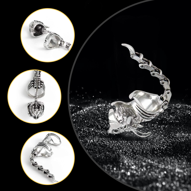 Gothic Scorpion Claw Ring