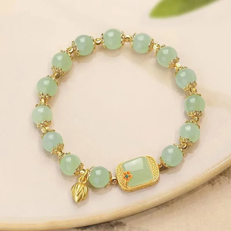 🔥 HOT SALE 🔥Hotan Jade Beaded Bracelet