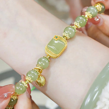 🔥 HOT SALE 🔥Hotan Jade Beaded Bracelet