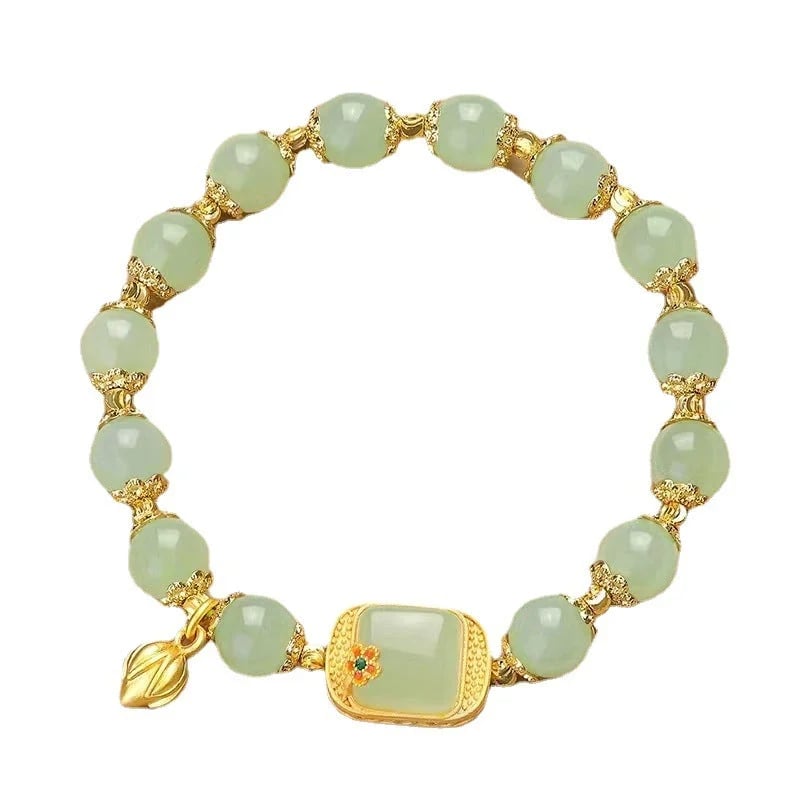 🔥 HOT SALE 🔥Hotan Jade Beaded Bracelet