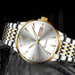 Men's Steel Double Calendar Luminous Watch