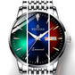 Men's Steel Double Calendar Luminous Watch