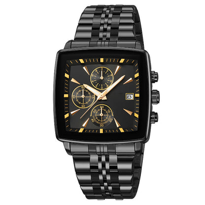 Men's Multifunctional Waterproof Quartz Watch