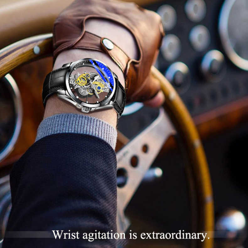 ⏳🔥LIMITED-TIME 50% OFF! ⏰⌚Double-Sided Skeleton Watch – Non-Mechanical Tourbillon, Luminous, 30M Waterproof ✨