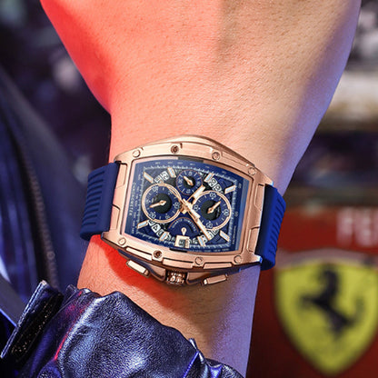 🔥2025 Hot Sale⌚️ Men’s Stylish Silicone Belt Quartz Watch