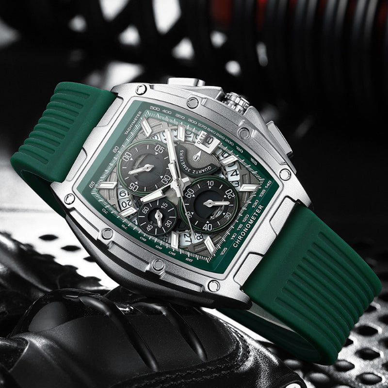🔥2025 Hot Sale⌚️ Men’s Stylish Silicone Belt Quartz Watch