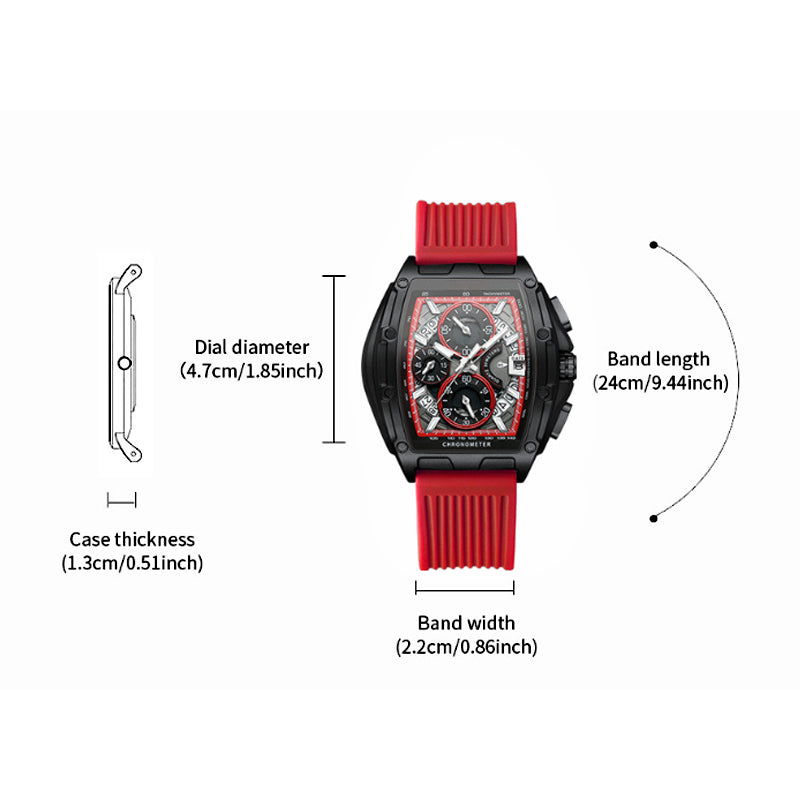 🔥2025 Hot Sale⌚️ Men’s Stylish Silicone Belt Quartz Watch