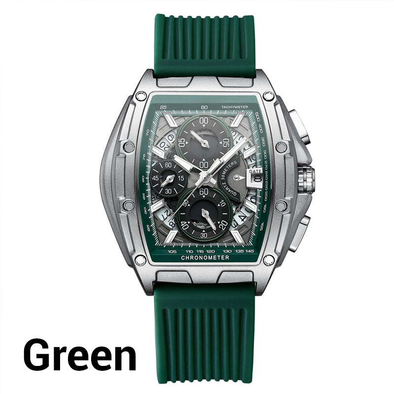 🔥2025 Hot Sale⌚️ Men’s Stylish Silicone Belt Quartz Watch
