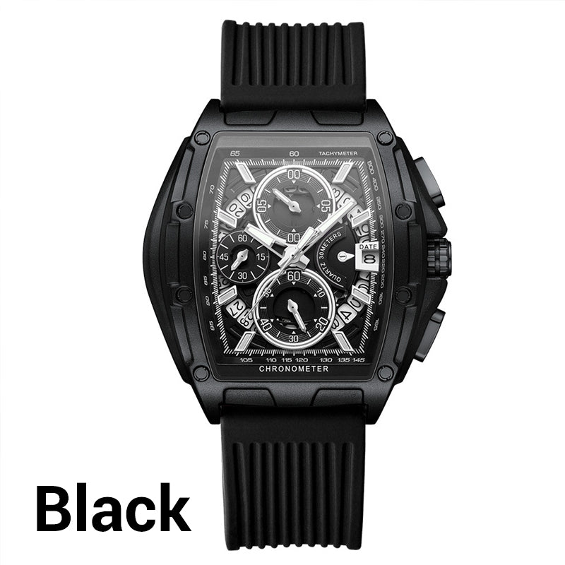 🔥2025 Hot Sale⌚️ Men’s Stylish Silicone Belt Quartz Watch