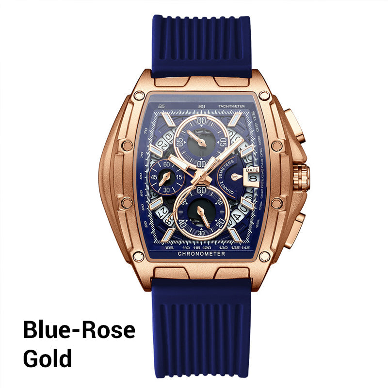 🔥2025 Hot Sale⌚️ Men’s Stylish Silicone Belt Quartz Watch