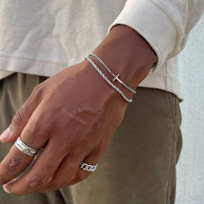 Cross Bracelet for Men & Women