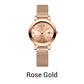 Women's Fashion Mesh Strap Luminous Waterproof Watch
